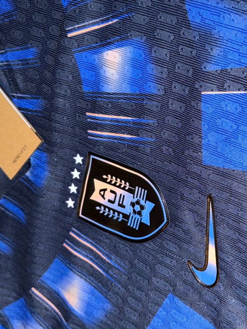 Uruguay 2026 World Cup Away Jersey Black Blue Soccer Shirt New Tags SLIM FIT - Picture 2 of 4